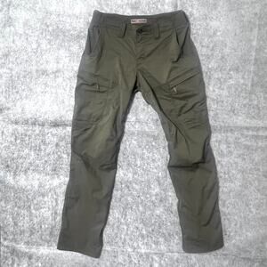 5.11 Tactical Military Green Pants Pockets Button Zip. Ladies Size 6 Reg